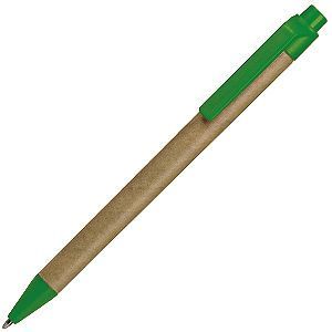 GREEN TOUCH, ручка шариковая, зеленый, картон/пластик