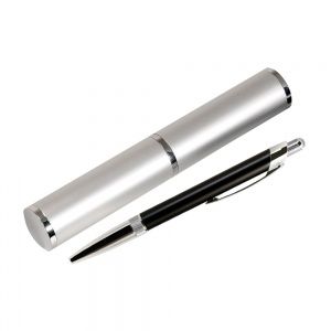 Шариковая ручка, Bali,корпус- алюминий, покрытие черный/серебр., отделка - хром. детали, в упак