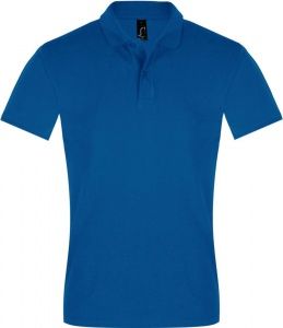 Рубашка поло мужская PERFECT MEN 180 ярко-синяя, размер S