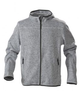 Куртка флисовая мужская RICHMOND, серый меланж, размер M