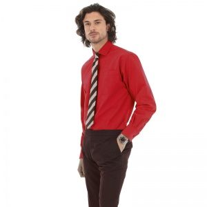 Рубашка мужская с длинным рукавом Heritage LSL/men, темно-красный