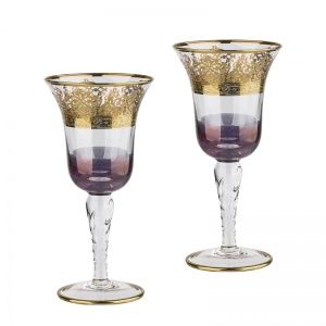 Набор для вина (2 бокала), фиолетовый