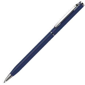 SLIM, ручка шариковая, синий матовый/хром, металл