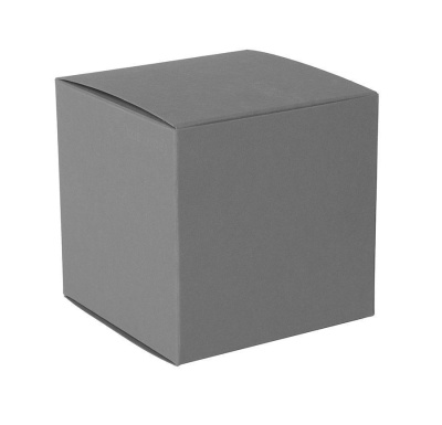 Коробка подарочная CUBE; 9*9*9 см; серый