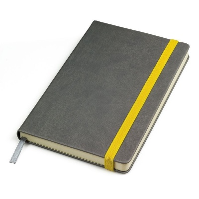 Набор  FANCY:универсальное зарядное устройство(2200мAh), блокнот и ручка в подарочной коробке,желтый