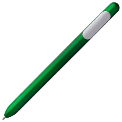 Ручка шариковая Slider Silver, зеленая