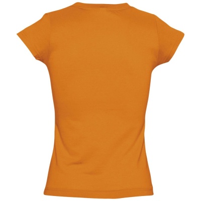 Футболка женская c V-образным вырезом MOON 150 оранжевая, размер XXL