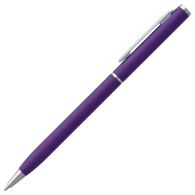 Ручка шариковая Hotel Chrome, ver.2, фиолетовая