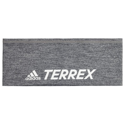 Спортивная повязка на голову Terrex Trail, серый меланж, размер 58