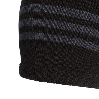 Шапка Tiro, черная с серым, размер 58