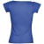 Футболка женская с глубоким вырезом MELROSE 150 ярко-синяя (royal), размер XL