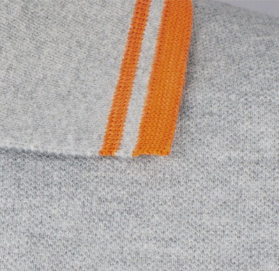 Рубашка поло мужская PASADENA MEN 200 с контрастной отделкой белая с синим, размер 3XL