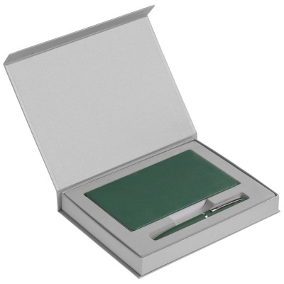 Набор Basis Mini: ежедневник и ручка, зеленый