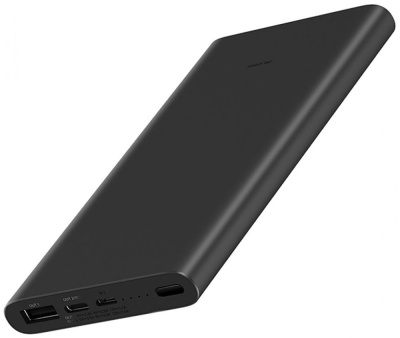 Внешний аккумулятор Xiaomi Mi Power Bank 3, 10000 мАч, черный