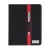 Папка с ручкой и блокнотом А5 , черный с красным
