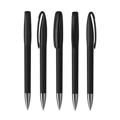 Ручка шариковая BOA SOFTTOUCH M, покрытие soft touch, черный