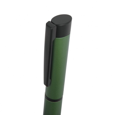ELLIPSE, ручка шариковая, зеленый/черный, алюминий, пластик