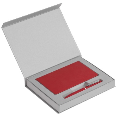 Набор Basis Mini: ежедневник и ручка, красный