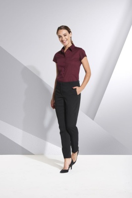 Рубашка женская с коротким рукавом EXCESS черная, размер S