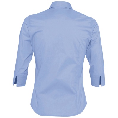 Рубашка женская с рукавом 3/4 EFFECT 140 голубая, размер XL