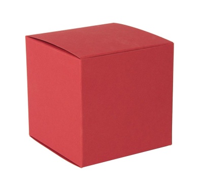 Коробка подарочная CUBE; 9*9*9 см; красный