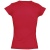 Футболка женская c V-образным вырезом MOON 150 красная, размер XL