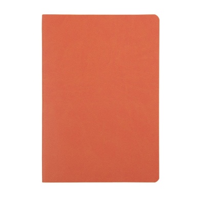 Ежедневник недатированный Tony, А5, оранжевый, кремовый блок, без обреза