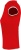 Футболка женская MOOREA 170 красная с белой отделкой, размер M
