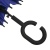 Зонт-трость HALRUM,  полуавтомат, синий, D=105 см, нейлон, пластик