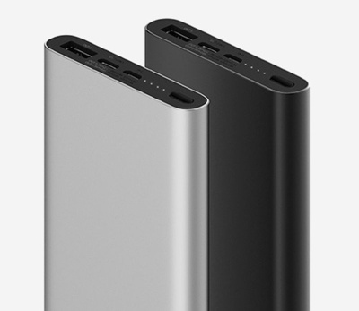Внешний аккумулятор Xiaomi Mi Power Bank 3, 10000 мАч, черный