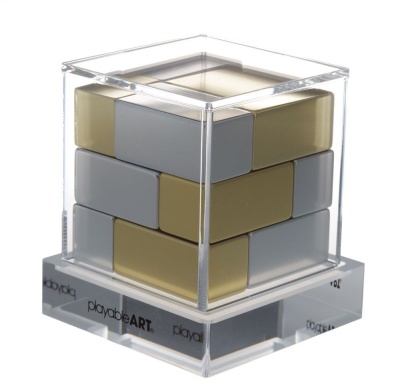 Головоломка-антистресс Cube, золото