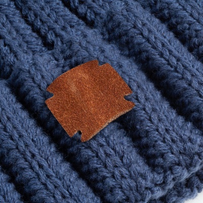 Варежки Brugge, синий меланж, размер L/XL