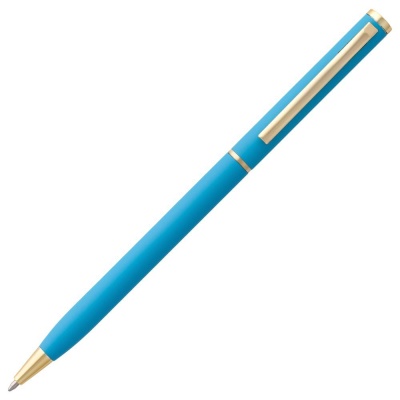 Ручка шариковая Hotel Gold, ver.2, голубая