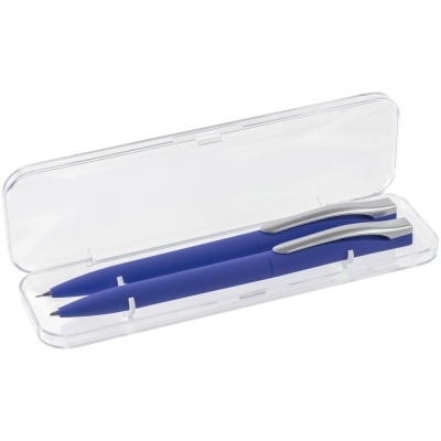 Набор Pin Soft Touch: ручка и карандаш, синий