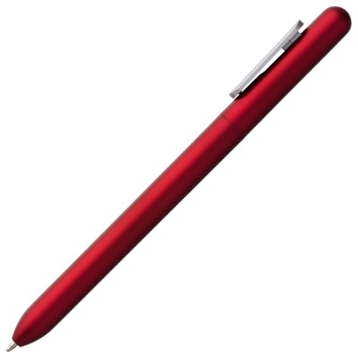 Ручка шариковая Slider Silver, красная