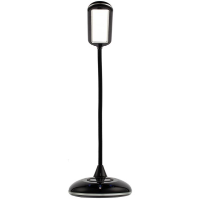 Лампа с беспроводной зарядкой Bright Helper, черная