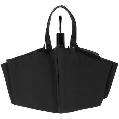 Зонт-сумка складной Stash, черный