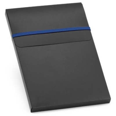 Набор: блокнот Advance с ручкой, синий с черным