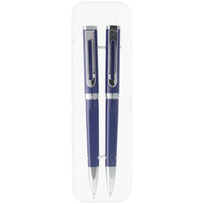 Набор Phase: ручка и карандаш, синий